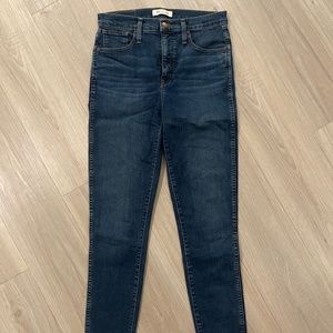 Madewell High-Rise Skinny Jean Darker Vintage Wash